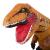 Costum dinozaur T-Rex gonflabil, cu ventilator si fermoar frontal, marime universala 150–190 cm, maro Household NewTrend