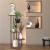 Suport pentru flori, 106x58 cm, negru/maro deschis – 5 rafturi, structura metalica, design modern Household NewTrend