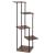 Suport pentru flori, 106x58 cm, negru/maro deschis – 5 rafturi, structura metalica, design modern Household NewTrend