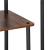 Suport pentru flori, 106x58 cm, negru/maro deschis – 5 rafturi, structura metalica, design modern Household NewTrend