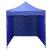 Cort tip pavilion cu 3 pereti laterali, structura solida otel si acoperis impermeabil PVC, 3x3 m cu inaltime reglabila, albastru Household NewTrend