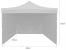Cort tip pavilion cu 3 pereti laterali, structura solida otel si acoperis impermeabil PVC, 3x3 m cu inaltime reglabila, verde Household NewTrend