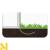 Sera de gradina, tip tunel cu cadru metalic, 300x600 cm, verde, 18 mp, usa cu cadru metalic Household NewTrend