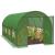 Sera de gradina, tip tunel cu cadru metalic, 300x600 cm, verde, 18 mp, usa cu cadru metalic Household NewTrend