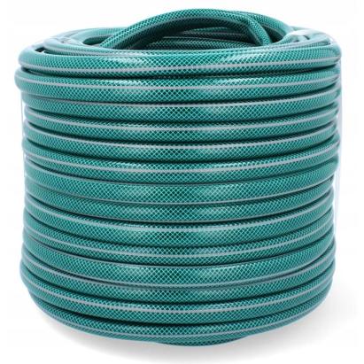 Furtun gradina armat Premium, 1/2" diametru, 20 m, protectie UV, 8 bar presiune, 4 straturi, verde Household NewTrend