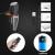 Lampa LED pentru bicicleta, reincarcabila USB, rezistenta la apa, 2200 mAh, autonomie pana la 15 ore Household NewTrend