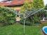 Uscator de haine rotativ 50 m fir, pentru gradina, inaltime reglabila si suport fixare Household NewTrend