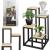 Stand pentru flori, cadru metalic, 4 etajere, 34x34x68 cm, bej Household NewTrend