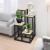 Stand pentru flori, cadru metalic, 4 etajere, 34x34x68 cm, bej Household NewTrend