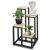 Stand pentru flori, cadru metalic, 4 etajere, 34x34x68 cm, bej Household NewTrend