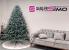 Brad artificial Christmas Deluxe by Sersimo, Alaska verde argintiu, integral 3D, 180cm Household NewTrend