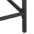 Birou tip masa laterala, cu cadru din otel, 50x100x76 cm, industrial, maro Household NewTrend