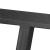 Birou tip masa laterala, cu cadru din otel, 50x100x76 cm, industrial, maro Household NewTrend