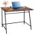 Birou tip masa laterala, cu cadru din otel, 50x100x76 cm, industrial, maro Household NewTrend