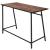 Birou tip masa laterala, cu cadru din otel, 50x100x76 cm, industrial, maro Household NewTrend