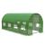 Sera de gradina, tip tunel cu cadru metalic, 300x600cm, verde, 18mp (ventilatie suplimentara) Household NewTrend