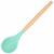 Set Sersimo 12 ustensile de bucatarie din silicon termorezistent si maner din bambus, verde Household NewTrend