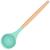 Set Sersimo 12 ustensile de bucatarie din silicon termorezistent si maner din bambus, verde Household NewTrend