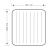 Saltea gonflabila+pompa manuala Intex Queen Dura Beam, 203x152x25 cm Household NewTrend