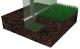 Sera de gradina, tip tunel cu cadru metalic, 300x800cm, verde, 24mp Household NewTrend