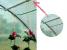 Sera de gradina, tip tunel cu cadru metalic, 300x800cm, verde, 24mp Household NewTrend