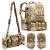Rucsac militar pentru drumetie, impermeabil, ultra usor, 4 in 1, 50litri, culoare combat camuflaj Household NewTrend