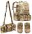 Rucsac militar pentru drumetie, impermeabil, ultra usor, 4 in 1, 50litri, culoare combat camuflaj Household NewTrend