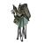 Scaun pliabil camping sau pescuit Sersimo, suport pahar, camuflaj Household NewTrend