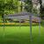 Cort pavilion de gradina pliabil automat pop-up, impermeabil, cu protectie UV, 300x300cm, gri Household NewTrend