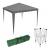 Cort pavilion de gradina pliabil automat pop-up, impermeabil, cu protectie UV, 300x300cm, gri Household NewTrend