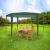 Cort pavilion de gradina hexagonal, 200x200 cm, cu pereti laterali cu ferestre, impermeabil cu rezistenta UV, verde Household NewTrend