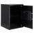 Seif electronic standard cu cifru si cheie, 350x500x360 mm, Otel, Negru Household NewTrend