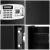 Seif electronic standard cu cifru si cheie, 350x500x360 mm, Otel, Negru Household NewTrend