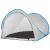 Cort plaja si picnic semi-deschis Sersimo, protectie UV, 200x120x110cm, gri Household NewTrend