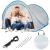 Cort plaja si picnic semi-deschis Sersimo, protectie UV, 200x120x110cm, gri Household NewTrend