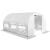 Sera de gradina, tip tunel cu cadru metalic, 250x400x200cm, alba, 10mp Household NewTrend