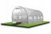 Sera de gradina, tip tunel cu cadru metalic, 300x600cm, 18mp alb Household NewTrend