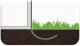 Sera de gradina, tip tunel cu cadru metalic, 300x600cm, 18mp alb Household NewTrend