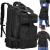 Rucsac militar pentru drumetie, impermeabil, ultra usor, 4 compartimente, culoare negru Household NewTrend