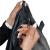 Sac de dormit tip mumie, cu geanta de transport, 210x73cm, 8-20grade, culoare gri Household NewTrend