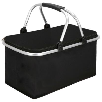 Geanta pentru picnic sau plaja, termoizolanta, 28 litri, negru Household NewTrend