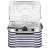 Geanta pentru picnic sau plaja, termoizolanta, 28 litri, alb albastru Household NewTrend