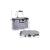 Geanta pentru picnic sau plaja, termoizolanta, 28 litri, alb albastru Household NewTrend