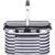 Geanta pentru picnic sau plaja, termoizolanta, 28 litri, alb albastru Household NewTrend