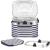 Geanta pentru picnic sau plaja, termoizolanta, 28 litri, alb albastru Household NewTrend