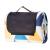 Patura pentru picnic sau plaja, cu folie izolatoare si maner, 200x200cm, albastru galben Household NewTrend
