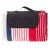 Patura pentru picnic sau plaja, cu folie izolatoare si maner, 160x200cm, albastru rosu Household NewTrend