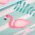 Patura pentru picnic sau plaja, cu folie izolatoare si maner, 200x200cm, flamingo, verde roz Household NewTrend