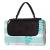 Patura pentru picnic sau plaja, cu folie izolatoare si maner, 200x200cm, flamingo, verde roz Household NewTrend