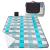Patura pentru picnic sau plaja, cu folie izolatoare si maner, 200x240cm, albastru gri Household NewTrend